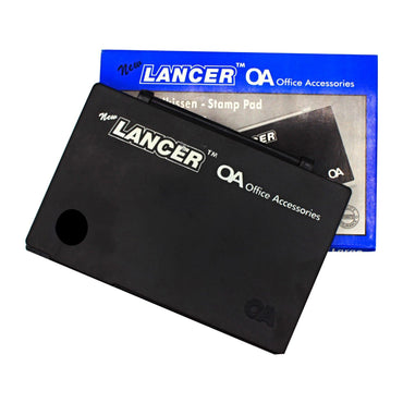 Lancer OA Stamp pad 11.5x16.5cm - Black The Stationers